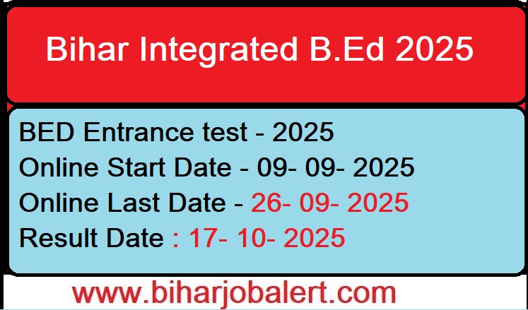 Bihar-Integrated-B.Ed Merit-List