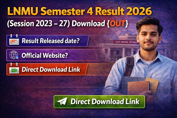 LNMU Semester 4 Result 2026