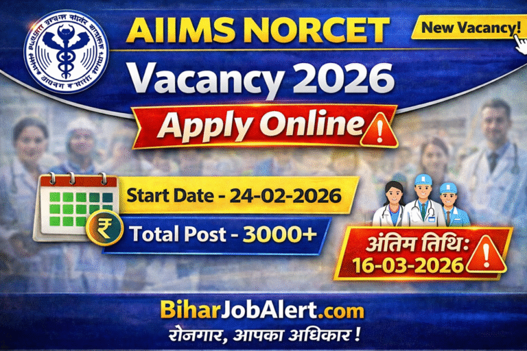 AIIMS NORCET Vacancy 2026