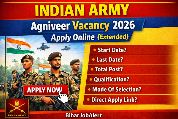 Indian Army Agniveer Vacancy 2026