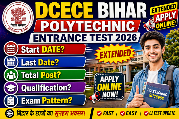 Bihar Polytechnic Entrance Test 2026 Extended
