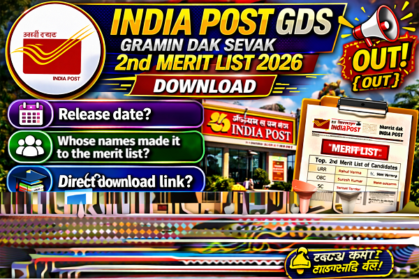 India Post GDS Gramin Dak Sevak 2nd Merit List 2026