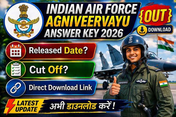 Indian Air Force Agniveervayu Answer Key 2026