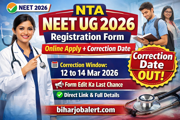 NTA NEET UG Registration Form 2026