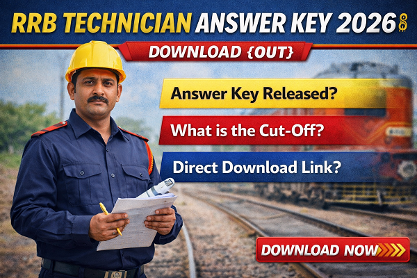 RRB Technician Answer Key 2026