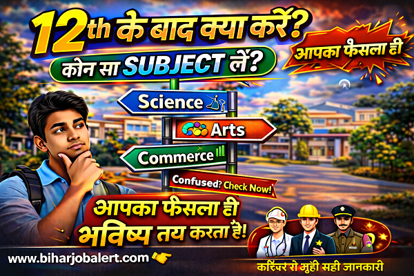 12th के बाद क्या करें। कौन सा Subject लें।