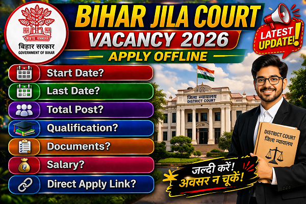 Bihar Jila Court Vacancy 2026