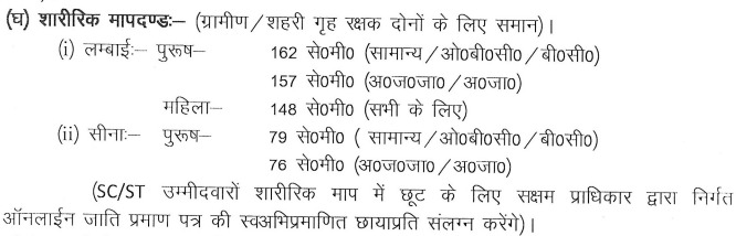 Jharkhand Home Guard Vacancy 2026 Ramgarh Physical Standard Test