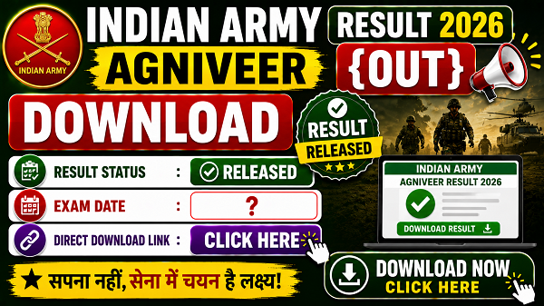 Indian Army Agniveer Result 2026
