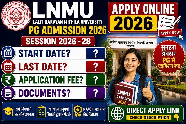 LNMU PG Admission 2026