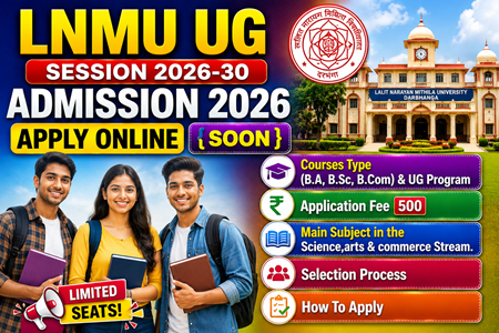 LNMU UG Session 2026-30 Admission 2026