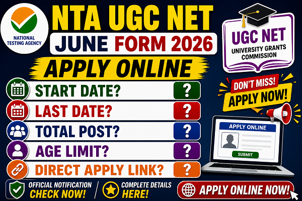 NTA UGC NET June Form 2026