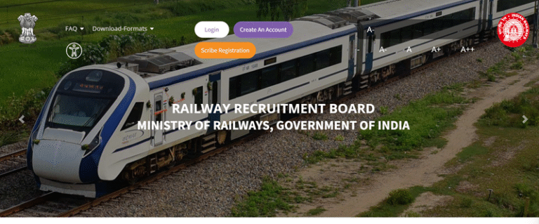 RRB Assistant Loco Pilot Vacancy 2026 Home Page