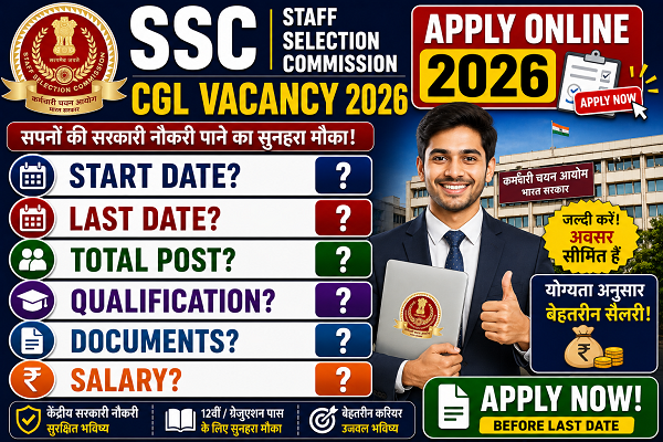 SSC Staff Selection Commission CGL Vacancy 2026