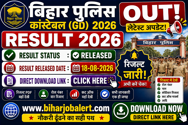 Bihar Police Constable GD Result 2026