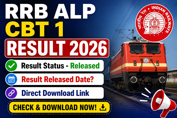 RRB ALP CBT 1 Result 2026